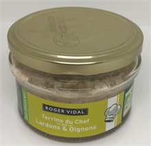 Terrine du chef lardons oignons 130g